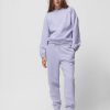 Kobieta OUTHORN | Bluza Oversize Bez Kaptura Damska - Fioletowa