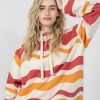 Kobieta OUTHORN Bluzy Oversize | Bluza Oversize Z Kapturem Damska - Kolorowa