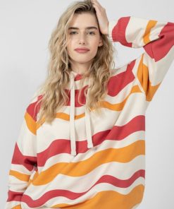 Kobieta OUTHORN Bluzy Z Kapturem | Bluza Oversize Z Kapturem Damska - Kolorowa