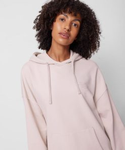 Kobieta OUTHORN Bluzy Z Kapturem | Bluza Oversize Z Kapturem Damska - Rozowa