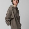 Kobieta OUTHORN Bluzy Z Kapturem | Bluza Oversize Z Kapturem Damska - Khaki