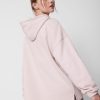 Kobieta OUTHORN Bluzy Z Kapturem | Bluza Oversize Z Kapturem Damska - Rozowa