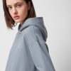 Kobieta OUTHORN Bluzy Oversize | Bluza Oversize Z Kapturem Damska - Niebieska