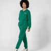 Kobieta OUTHORN Bluzy Bez Kaptura | Bluza Oversize Z Haftem Damska - Zielona