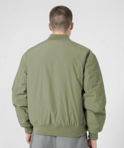 Mezczyzna OUTHORN Kurtki Casual | Kurtka Przejsciowa Bomber Meska - Khaki