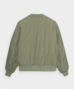 Mezczyzna OUTHORN Kurtki Casual | Kurtka Przejsciowa Bomber Meska - Khaki