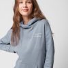 Kobieta OUTHORN Bluzy Z Kapturem | Bluza Oversize Z Kapturem Damska - Niebieska