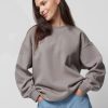 Kobieta OUTHORN | Bluza Oversize Bez Kaptura Damska - Brazowa