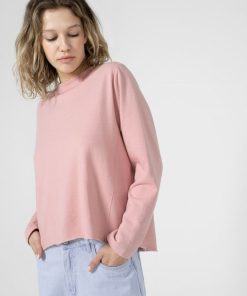 Kobieta OUTHORN Bluzy Oversize | Bluza Nierozpinana Damska - Rozowa