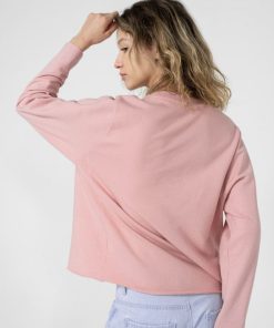 Kobieta OUTHORN Bluzy Oversize | Bluza Nierozpinana Damska - Rozowa