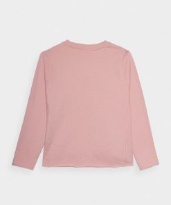 Kobieta OUTHORN Bluzy Oversize | Bluza Nierozpinana Damska - Rozowa