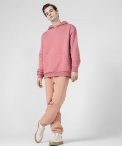 Kobieta OUTHORN Bluzy Oversize | Bluza Oversize Z Kapturem Meska - Rozowa