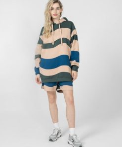 Kobieta OUTHORN | Bluza Oversize Z Kapturem Damska - Kolorowa