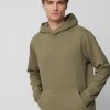 Mezczyzna OUTHORN Bluzy Z Kapturem | Bluza Nierozpinana Z Kapturem Meska - Khaki