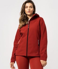 Kobieta OUTHORN Softshell | Softshell Damski - Czerwony