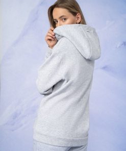 Kobieta OUTHORN Bluzy Z Kapturem | Bluza Oversize Z Kapturem Damska - Szara