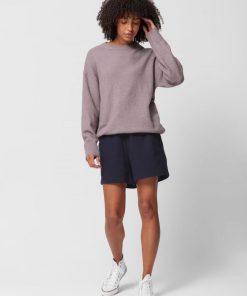 Kobieta OUTHORN | Sweter Oversize Damski - Fioletowy