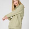 Kobieta OUTHORN Bluzy Z Kapturem | Bluza Oversize Z Kapturem Damska - Zielona