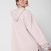 Kobieta OUTHORN Bluzy Oversize | Bluza Oversize Z Kapturem Damska - Rozowa