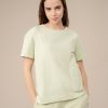 Kobieta OUTHORN Koszulki Oversize | T-Shirt Oversize Damski - Zielony