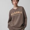 Kobieta OUTHORN Bluzy Oversize | Bluza Oversize Bez Kaptura Damska - Brazowa