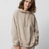 Kobieta OUTHORN Bluzy Oversize | Bluza Oversize Z Kapturem Damska - Bezowa