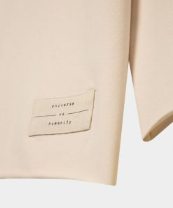 Kobieta OUTHORN Koszulki Oversize | Longsleeve Oversize Damski - Kremowy