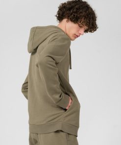 Mezczyzna OUTHORN | Bluza Rozpinana Z Kapturem Meska - Khaki