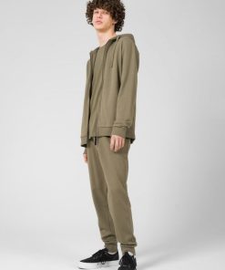 Mezczyzna OUTHORN | Bluza Rozpinana Z Kapturem Meska - Khaki