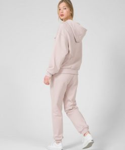 Kobieta OUTHORN Bluzy Oversize | Bluza Oversize Z Kapturem Damska - Rozowa