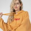 Kobieta OUTHORN Bluzy Oversize | Bluza Oversize Z Kapturem Damska - Zolta