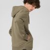 Mezczyzna OUTHORN Bluzy Z Kapturem | Bluza Rozpinana Z Kapturem Meska - Khaki