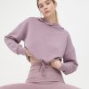 Kobieta OUTHORN Bluzy Oversize | Bluza Oversize Z Wiskoza Damska - Fioletowa