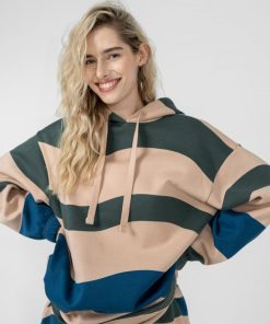 Kobieta OUTHORN Bluzy Z Kapturem | Bluza Oversize Z Kapturem Damska - Kolorowa