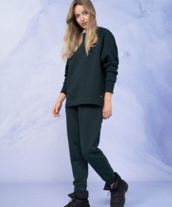 Kobieta OUTHORN Bluzy Bez Kaptura | Bluza Oversize Bez Kaptura Damska - Granatowa