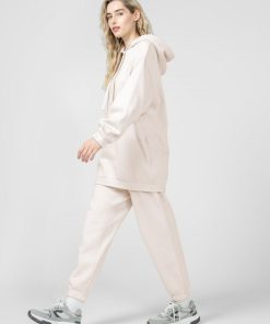 Kobieta OUTHORN Bluzy Oversize | Bluza Oversize Z Kapturem Damska - Kremowa